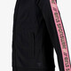 Meisjes trainingsjas zwart roze