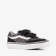 Vans Brooklyn LS V Scribble Check kinder sneakers zwart