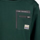 Jongens sweater met borstzakje donkergroen