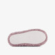 Hoge pluche dames pantoffels lila