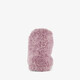 Hoge pluche dames pantoffels lila
