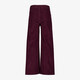 Wide leg meisjes corduroy broek bordeaux rood