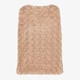Furry meisjes gilet lichtbruin