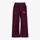 Wide leg meisjes corduroy broek bordeaux