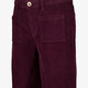 Wide leg meisjes corduroy broek bordeaux rood