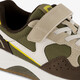 Jongens sneakers bruin groen