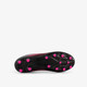 Aura MG dames voetbalschoenen zwart roze