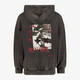 Jongens hoodie met backprint zwart