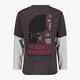 Jongens shirt met lange mouwen en backprint grijs