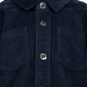 Jongens corduroy overhemd donkerblauw