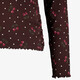Name It geribd meisjes shirt met kersjes roodbruin