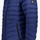 Gewatteerde heren winterjas blauw