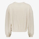 Meisjes sweater met geborduurde strikjes ecru