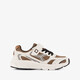 Jongens sneakers wit bruin