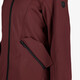 Lange dames softshell jas bordeauxrood