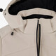 Softshell dames winterjas beige