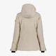 Softshell dames winterjas beige