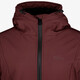 Lange dames softshell jas bordeauxrood