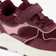 Meisjes sneakers bordeauxrood en roze