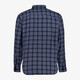 JJ Rebel heren overhemd geruit blauw