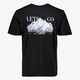 JJ Rebel heren T-shirt met backprint zwart