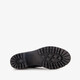 Leren dames boots met hak zwart