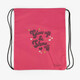 Gymtas met opdruk roze 1 liter