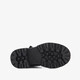 Leren meisjes veterboots met strik zwart