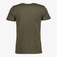 Heren T-shirt groen katoen ronde hals