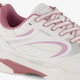 Dames padel- en tennisschoenen wit roze