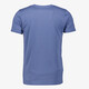 Heren T-shirt blauw met V hals