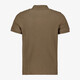 Heren polo bruin
