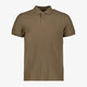 Heren polo bruin