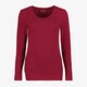 TwoDay dames basic longsleeve shirt bordeauxrood
