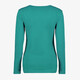 Dames basic longsleeve shirt groen