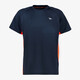 Kinder voetbal T-shirt donkerblauw oranje