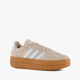 VL Court Bold suede dames sneakers beige