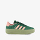 VL Court Bold suede dames sneakers groen