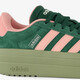 VL Court Bold suede dames sneakers groen