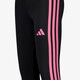 Essentials 3-Stripes meisjes sportlegging zwart