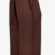 Dames wide leg pantalon bruin