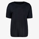 Dames training T-shirt zwart