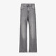 Name It straight jeans meisjes grijs