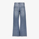 Meisjes wide leg jeans met strass steentjes