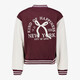 Meisjes baseball vest bordeaux rood