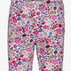 Meisjes flared legging met bloemenprint roze