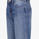 Meisjes wide leg jeans met strass steentjes
