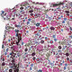 Meisjes blouse met bloemenprint roze