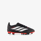 Predator Club MG kinder voetbalschoenen zwart rood
