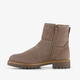 Leren dames boots taupe